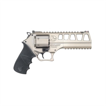 Picture of CHIAPPA RHINO REVOLVER L FRAME 60 SAR 44MAG 6IN BARREL 6RD NICKEL FIBER OPTIC FRONT SIGHT ADJ REAR SIGHT HOGUE GRIP CF340.351 8053800949590
